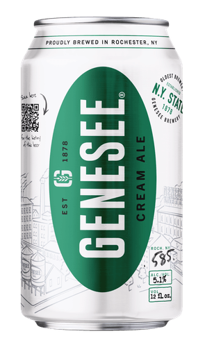 A can of Genesee Cream Ale